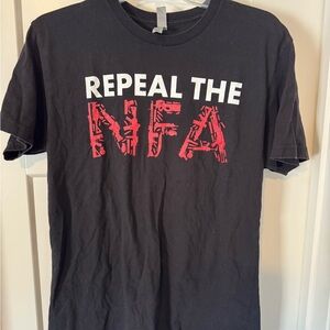 Repeal the nfa Black Graphic T-Shirt